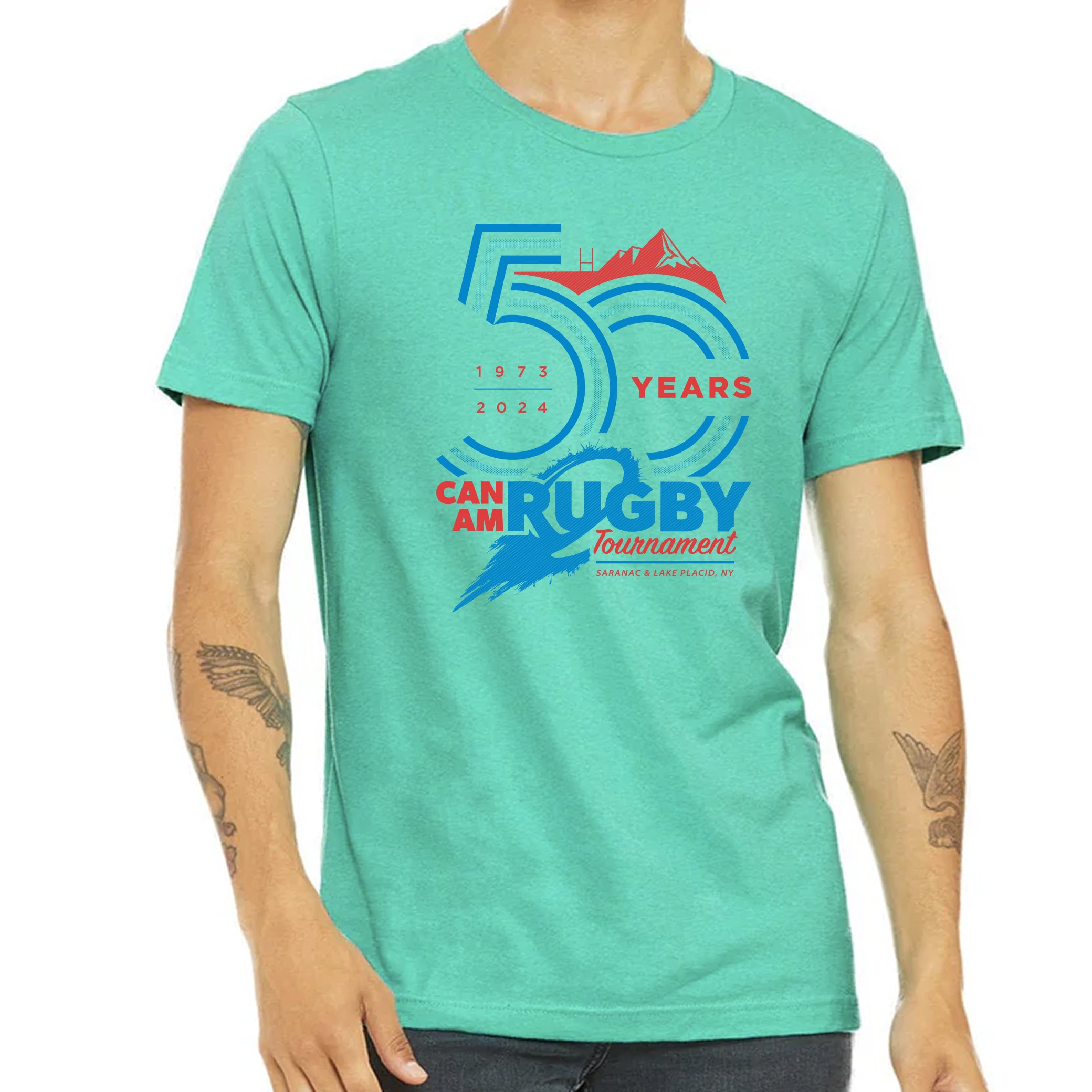Can Am Rugby 2024 T-Shirt - Men's & Women's Official Tournament Tee - Perfect for Rugby Fans, Game Day & Casual Wear