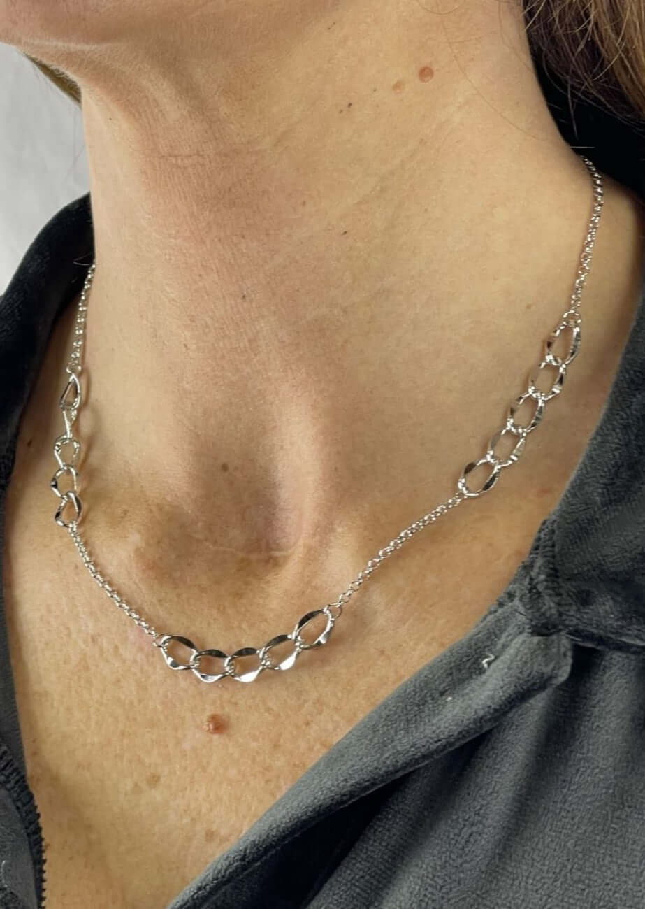 Stylish Cinco Chain Necklace - Handcrafted in USA | Perfect for Everyday Wear, Layering & Gift Giving