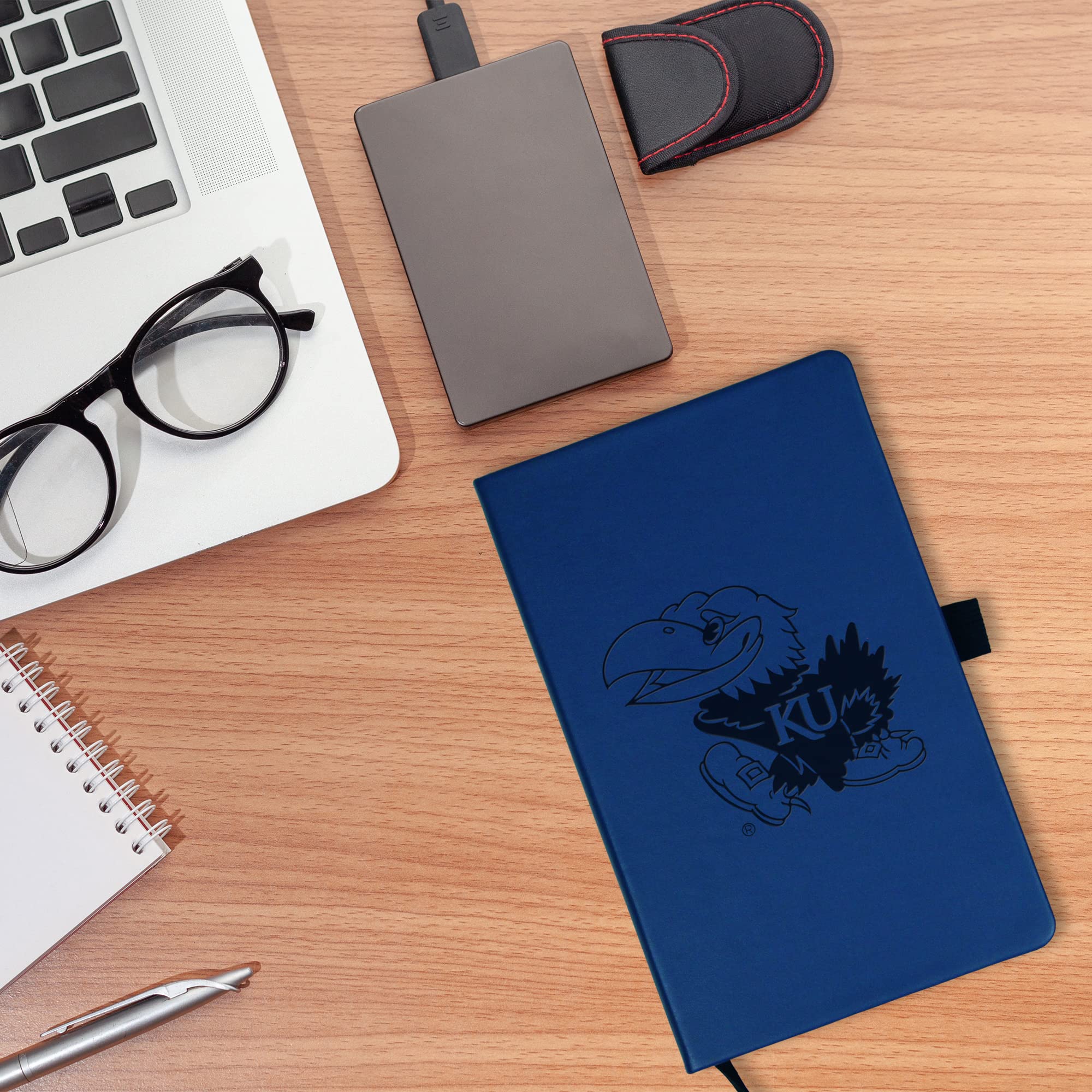 NCAA Unisex Laser-Engraved Color Notepad - College Sports Themed Writing Pad for Students, Fans & Office Use - Perfect for Notes, Gifts & School Supplies
