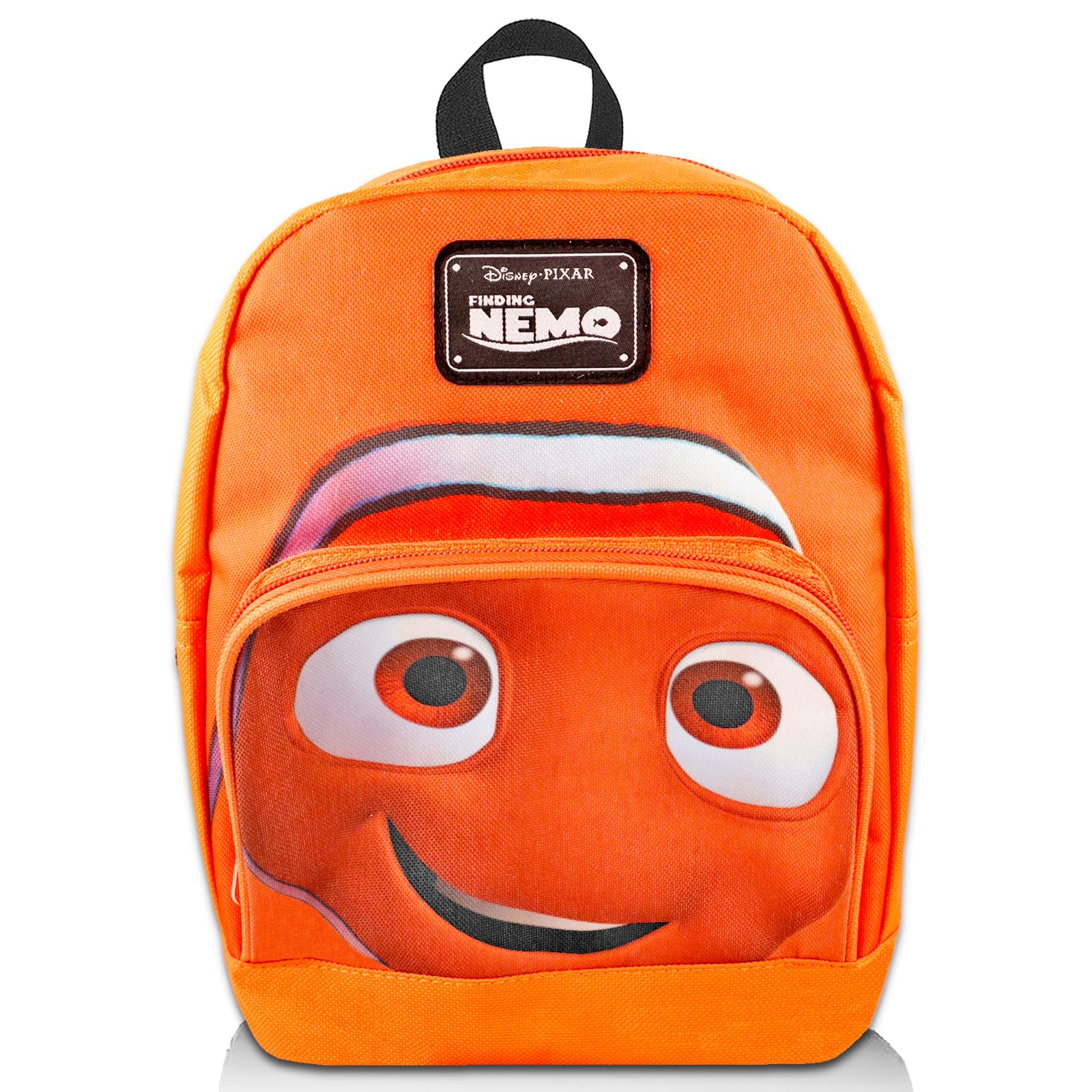 Disney Finding Nemo Mini Backpack for Women & Girls - 10 Inch Canvas Shoulder Bag with Front Pocket & Bookmark - Cute Small Backpack Purse for School, Travel, Cosplay & Disney Theme Park Visits