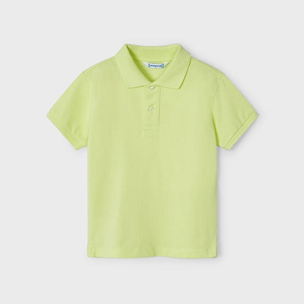 Boys' Basic Short Sleeve Pique Polo Shirt - Breathable Cotton, Comfort Fit, Casual & School Wear (Lime Green) | Perfect for Playdates, School Uniforms & Summer Outfits