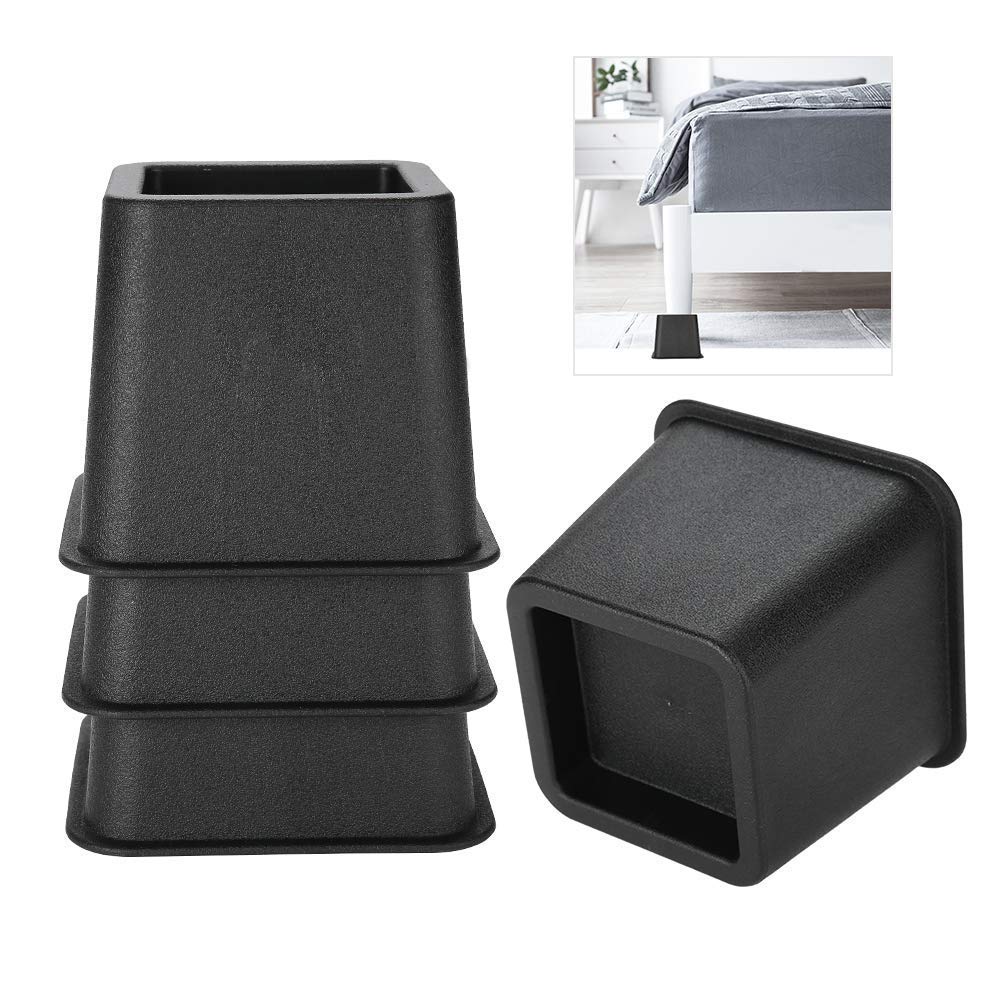 **Adjustable Bed Risers & Furniture Risers - Heavy Duty Table, Chair & Sofa Risers - Non-Slip & Floor Safe - Perfect for Bed, Desk & Couch Elevation**    *(Use Cases: Ideal for raising beds for extra storage, adjusting desk height for ergonomics, or elevating sofas for easier cleaning.)*