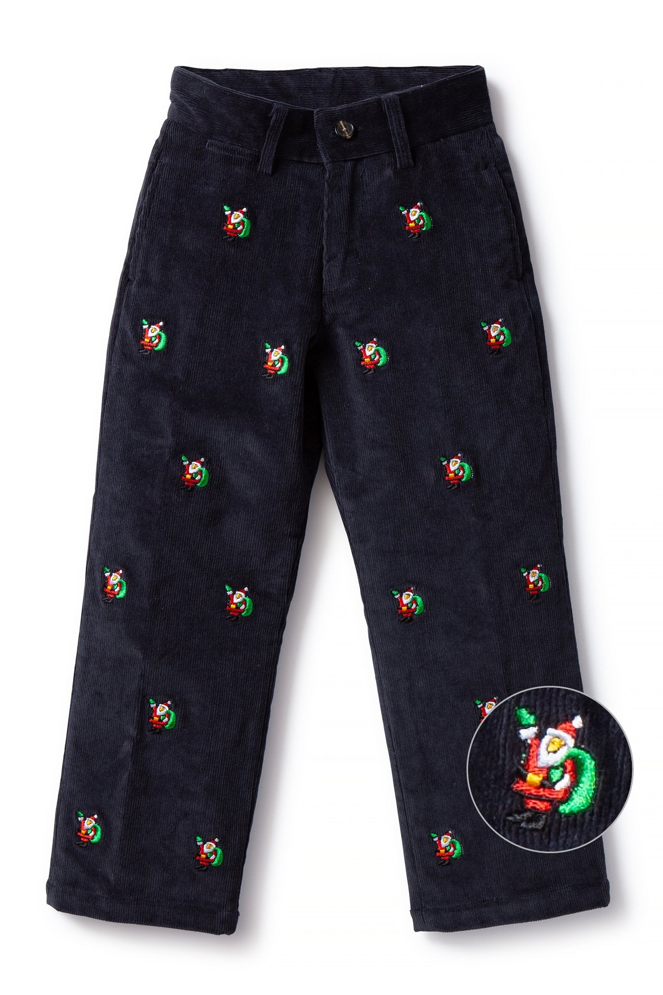 Boys Corduroy Pants for Kids - Nantucket Navy Beachcomber Style | Comfortable & Durable for Outdoor Play, School & Holiday Events with Santa