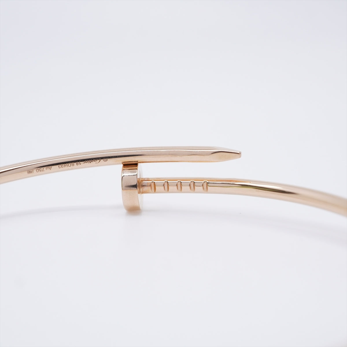 Cartier Juste un Clou SM JUC Bracelet 18 Size - Luxury Gold Nail Bangle for Women - Perfect for Date Night & Special Occasions