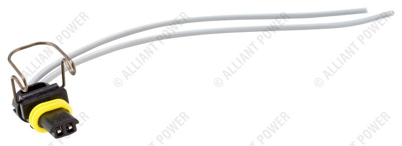 Ford Power Stroke 4.5L 6.0L 6.7L 7.3L Diesel Engine 2-Wire Pigtail Connector - Replacement for Fuel Injector, Glow Plug & Sensor Wiring Harness | Perfect for Truck Repair & Maintenance