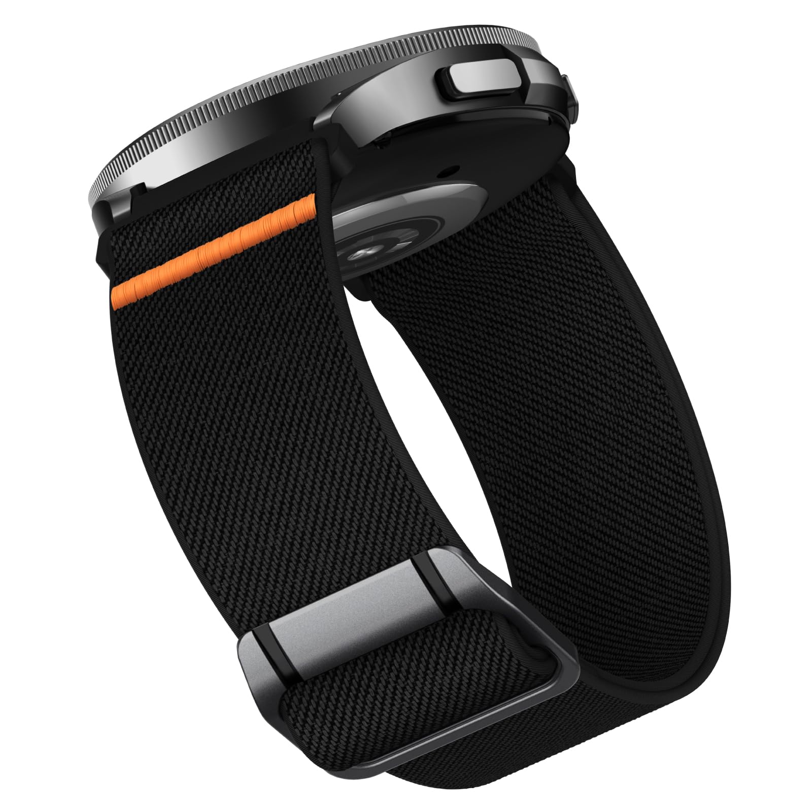 Suitisbest Adjustable 20mm Nylon Sport Strap for Samsung Galaxy Watch 4/5/6/7/FE/5 Pro/4 Classic/6 Classic/Active 2/Watch 3 - Breathable Solo Loop Band for Women & Men - Perfect for Running, Gym & Outdoor Activities