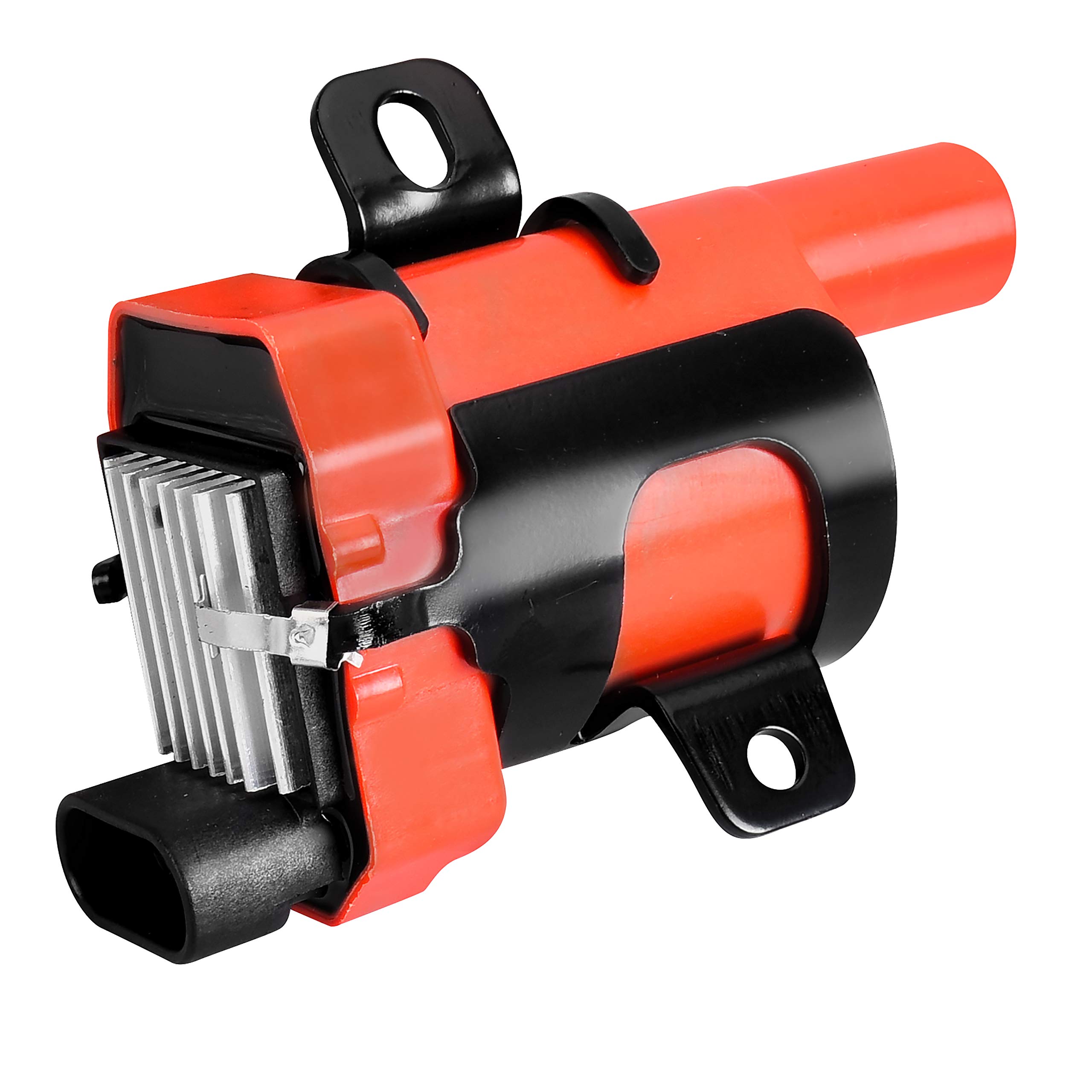 ENA Round Direct Ignition Coil Pack - Compatible with Chevrolet GMC Silverado Avalanche Suburban Express Savana Sierra Yukon | High Performance Replacement Part for Smoother Engine Operation | Perfect for Off-Roading, Daily Commuting & Towing