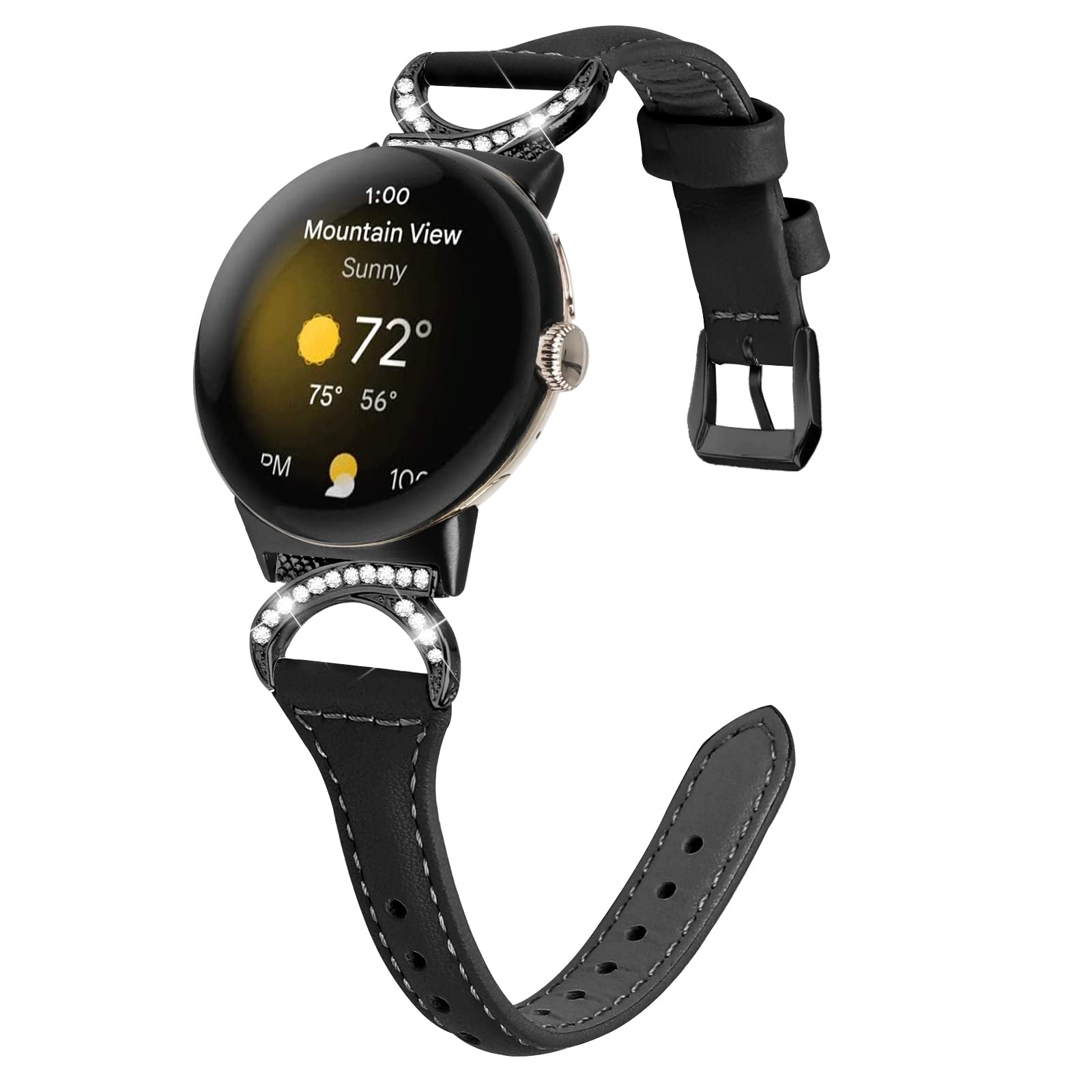Leather Watch Bands for Google Pixel Watch - Women & Men, for Work & Casual Wear