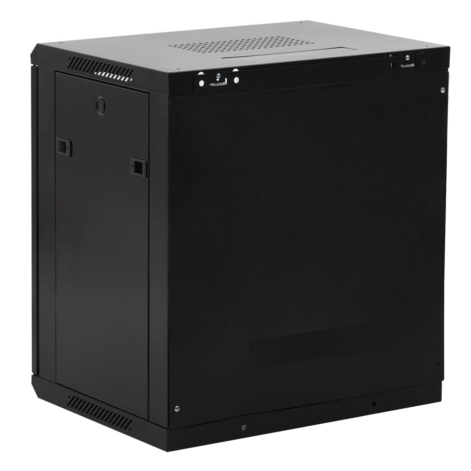 12U 450mm Deep Wall Mount Server Rack Cabinet - Network Equipment Enclosure for Home Office & Data Center | Perfect for Server Rooms, Network Switch Storage & IT Infrastructure Organization