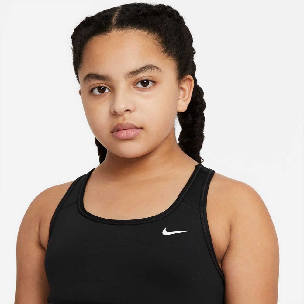 Nike Swoosh Sports Bra for Girls - Breathable Comfort Workout Top for Little Kids & Big Kids - Perfect for Running, Yoga, and Gym Activities