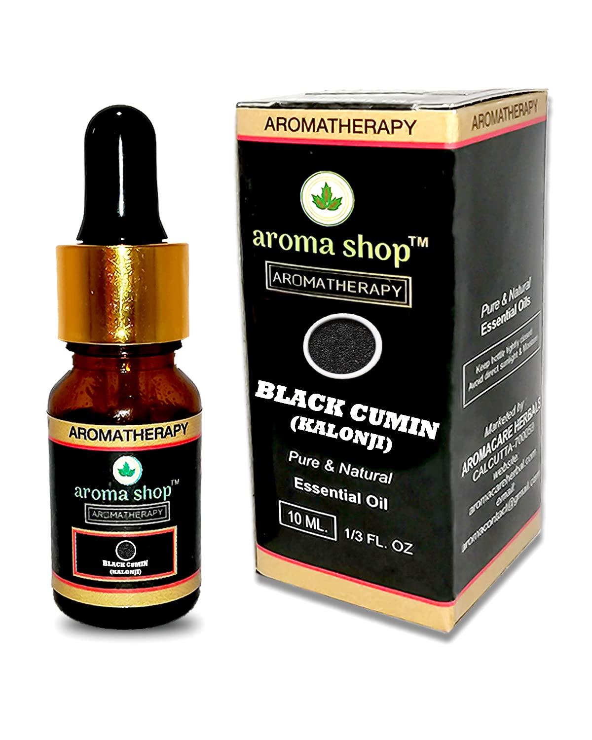 Pure Black Seed Oil (Kalonji) 10ml - Cold Pressed, Organic Nigella Sativa Oil for Hair Growth, Skin Care & Immune Support - Perfect for Aromatherapy, Massage & Natural Remedies
