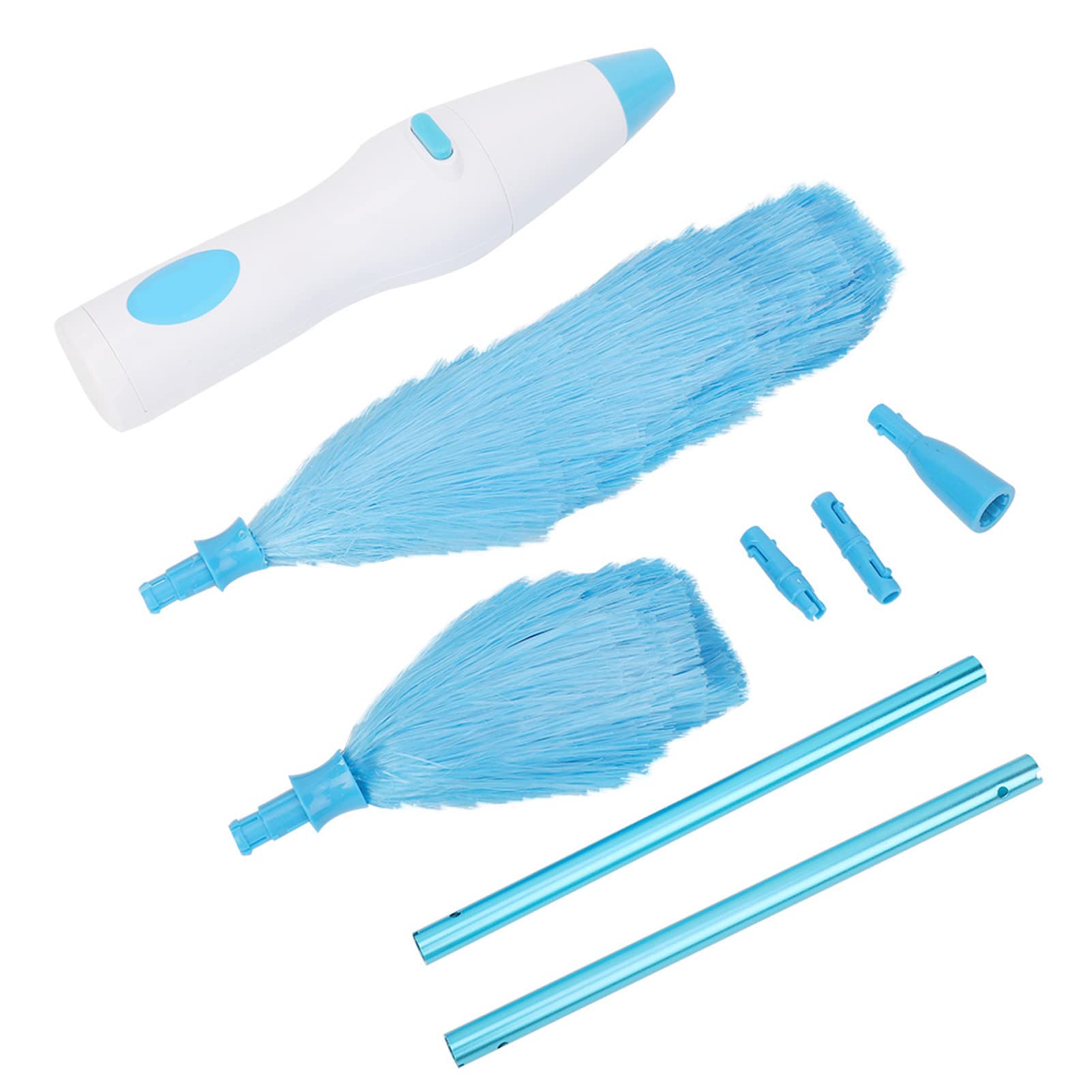 180° Spin Electric Duster - Bendable Cleaning Brush for Windows, Blinds & Furniture | Rechargeable Feather Duster for Home & Office | Perfect for Dusting Ceiling Fans, Baseboards & Hard-to-Reach Areas