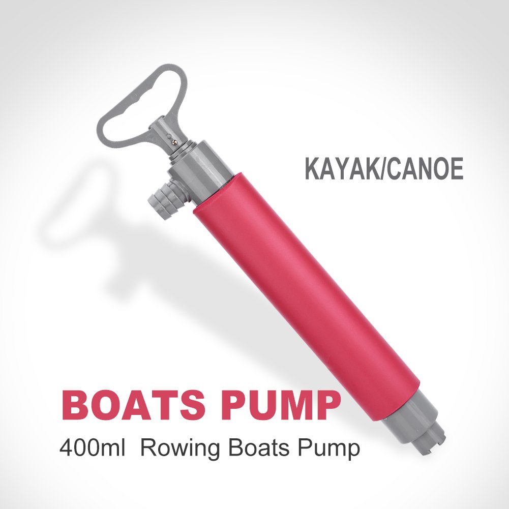 **Manual Kayak Bilge Pump - Hand Operated Water Remover for Kayaks & Canoes | Portable Floating Bilge Pump for Emergency & Marine Use**