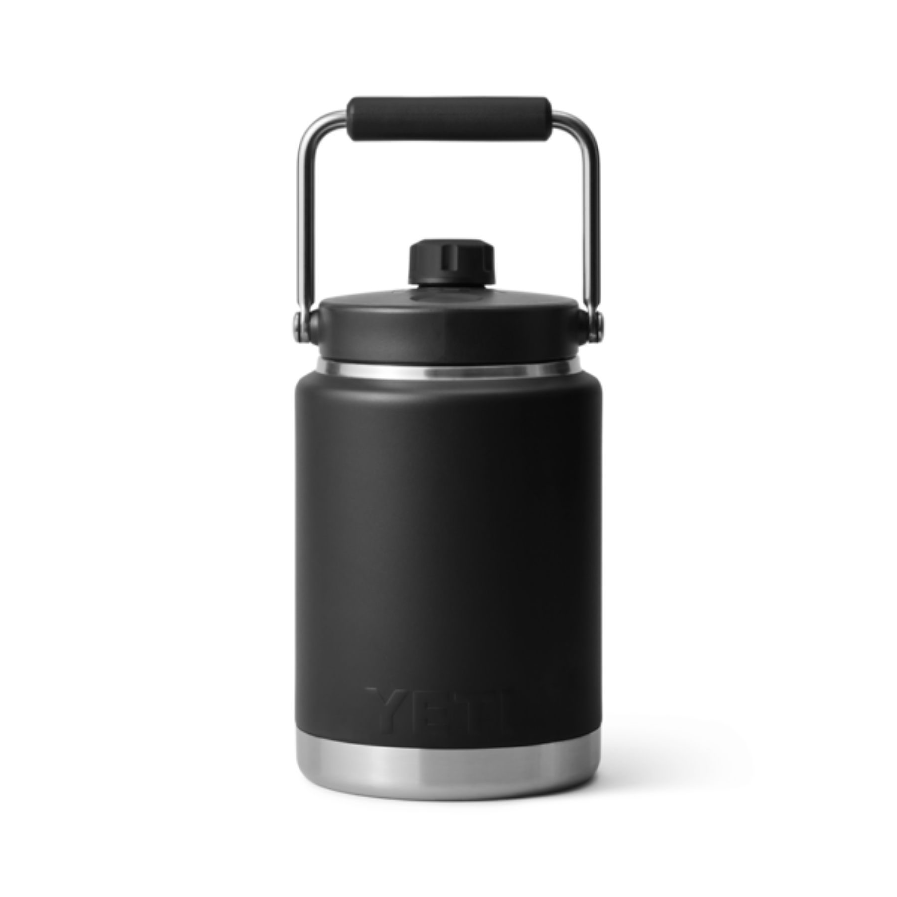 Yeti Rambler 64 oz Half Gallon Water Jug - Insulated Stainless Steel Vacuum Bottle for Outdoor, Camping, Hiking & Sports | Keeps Drinks Cold 36 Hours | BPA-Free | Black