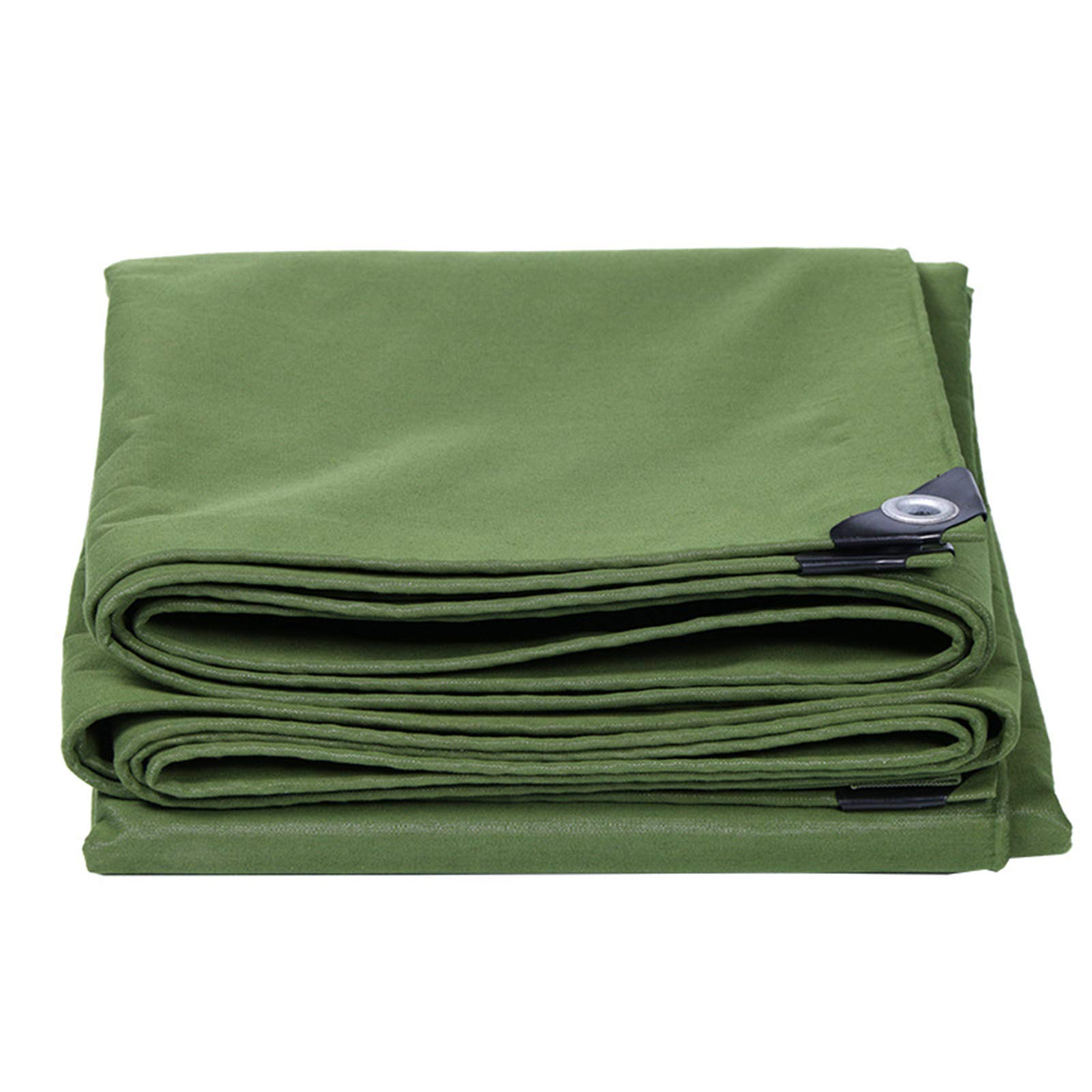 Heavy Duty Waterproof Canvas Tarp 7x20ft - Truck Cover with Aluminum Grommets, Thick Durable Tarpaulin for Roof, Outdoor, Patio, Camping & Construction Use
