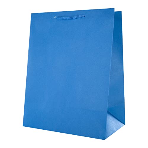 Large Plain Blue Gift Bag