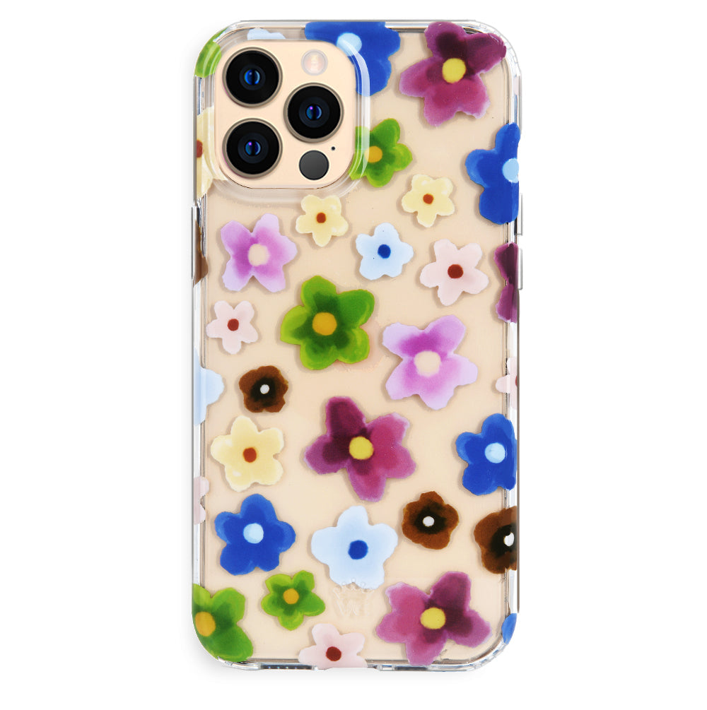 Flower Power iPhone Case - Vibrant Floral Design Protective Cover for iPhone 12/13/14/15 Pro Max - Perfect for Spring, Summer & Boho Style Lovers