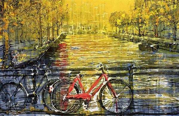 Amsterdam Morning - Premium Dutch-Inspired Home Decor for Living Room & Bedroom | Perfect for Cozy & Stylish Interior Design