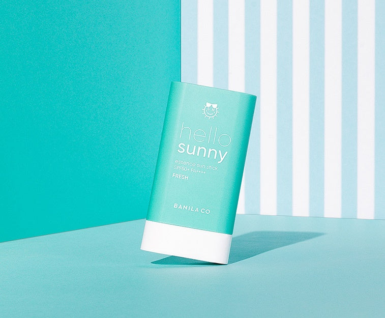 BANILA CO Hello Sunny Essence Sun Stick SPF50+ PA++++ 18.5g - Fresh & Hydrating Sunscreen Stick for Face, Lightweight & Non-Greasy, Perfect for Outdoor Activities, Travel & Daily Sun Protection