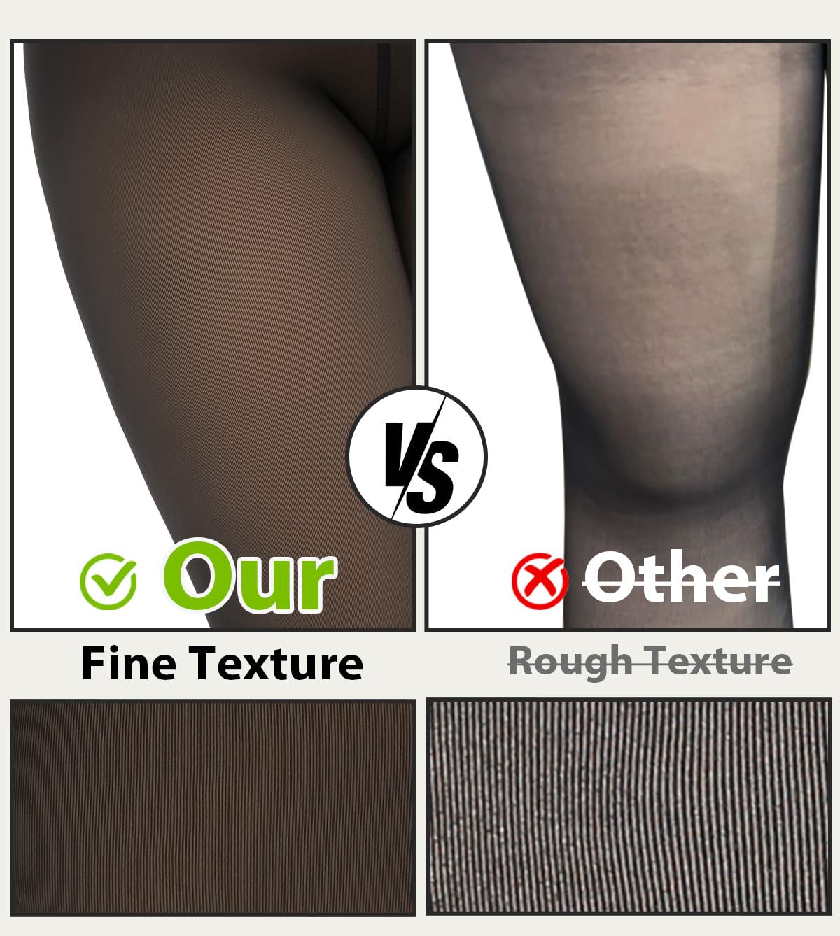 Women's Fleece Lined Thermal Tights - Winter Warm Black Leggings for Cold Weather, Perfect for Outdoor Activities & Layering