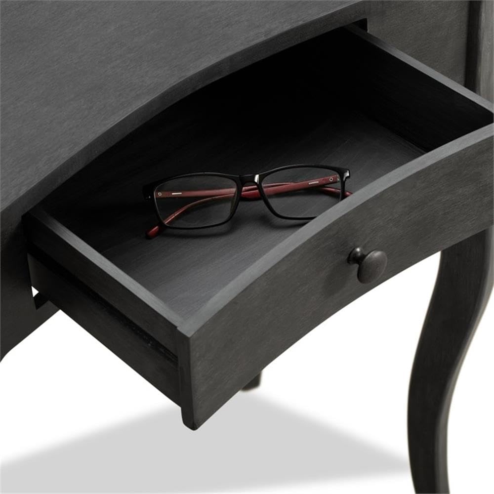 Finch Thaddeus Modern Gray Console Table - Entryway Sofa Table, Hallway Accent Table for Living Room, Bedroom & Office Decor