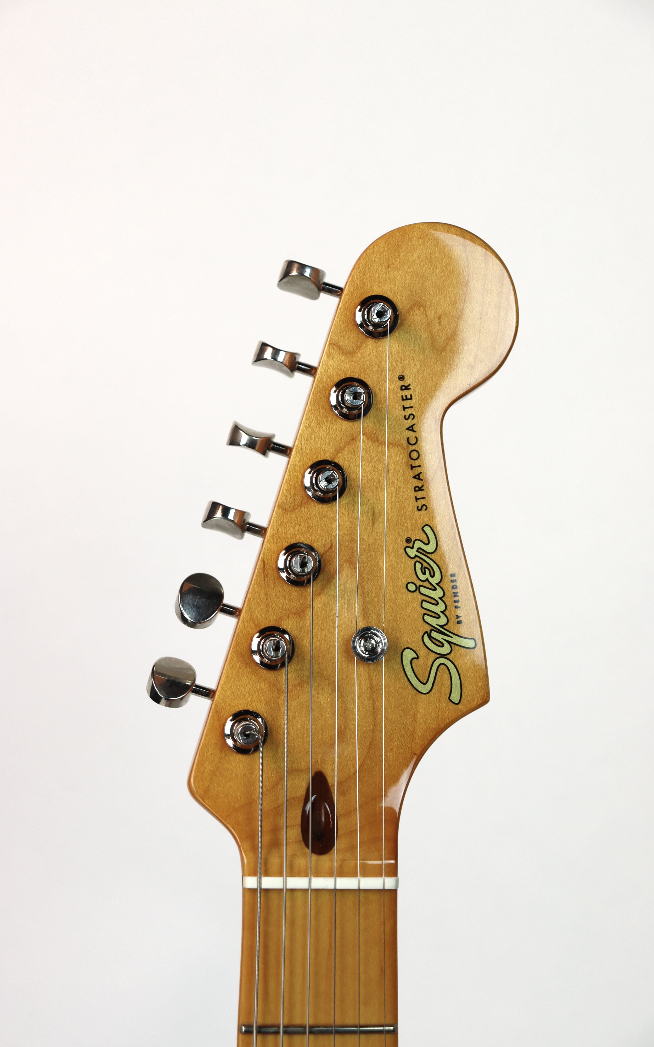 Squier Classic Vibe '50s Stratocaster Electric Guitar in White Blonde with Fender Classic Series Hardshell Tweed Case - Perfect for Beginners, Home Studio Recording & Live Performances