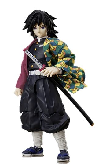 Aniplex BUZZmod Demon Slayer: Kimetsu no Yaiba Giyuu Tomioka 1/12 Scale Action Figure - Anime Collectible for Display & Cosplay Inspiration