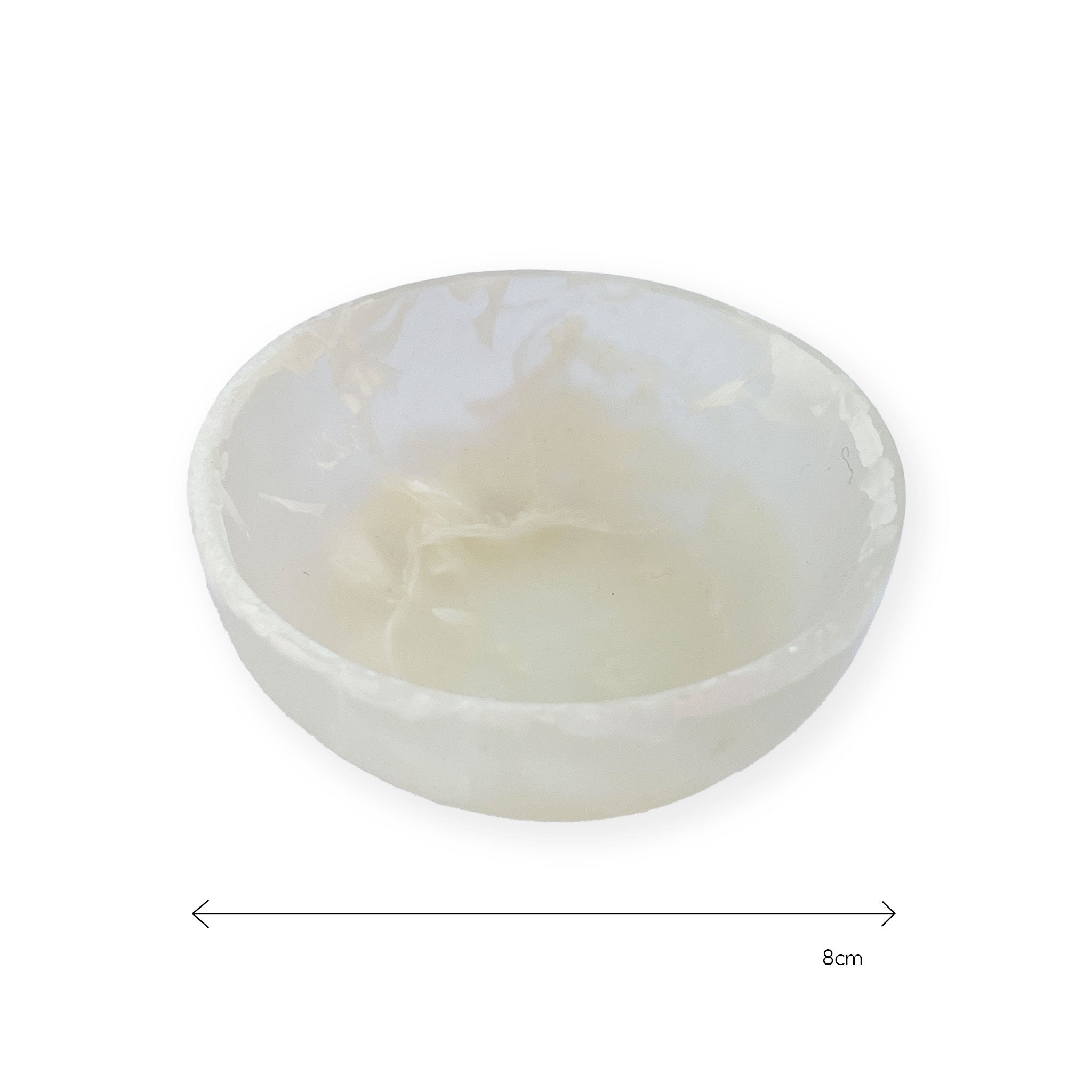 Swirl Resin Mini Bowls Snowdrop Design – Handmade Decorative Serving Dishes for Candy, Jewelry & Home Decor – Perfect for Parties, Gifts & Tabletop Display