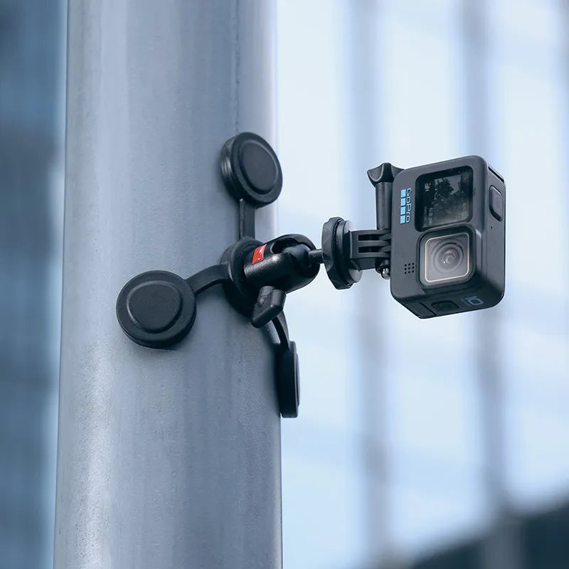 Ulanzi GO 001 Magnetic Mount for GoPro, DJI, Insta360 Action Cameras - Secure & Adjustable C016GBB1 - Perfect for Vlogging, Sports & Outdoor Adventures