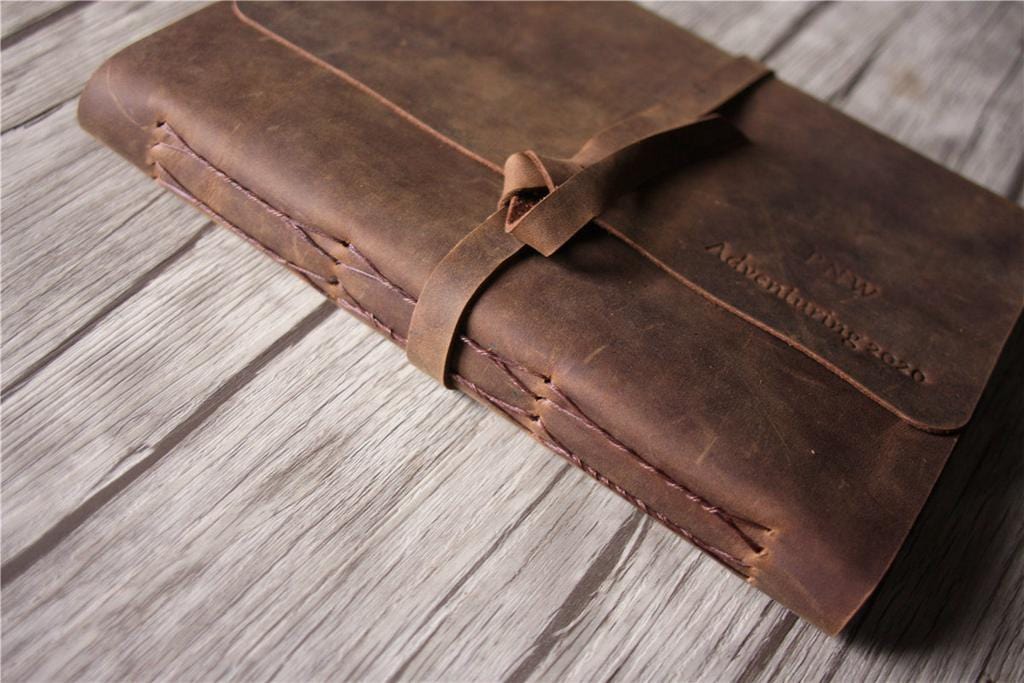 Personalized Leather Birthday Memory Book Album - Custom Photo Scrapbook for Anniversaries, Baby Showers & Special Events - Perfect Gift Idea for Loved Ones