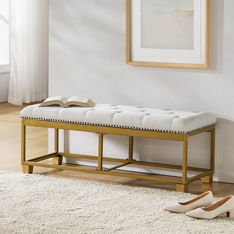 Versatile Minimalist Storage Bench with Removable Fabric Cover - Modern Entryway, Bedroom & Living Room Organizer - Perfect for Shoes, Blankets & Home Decor Storage