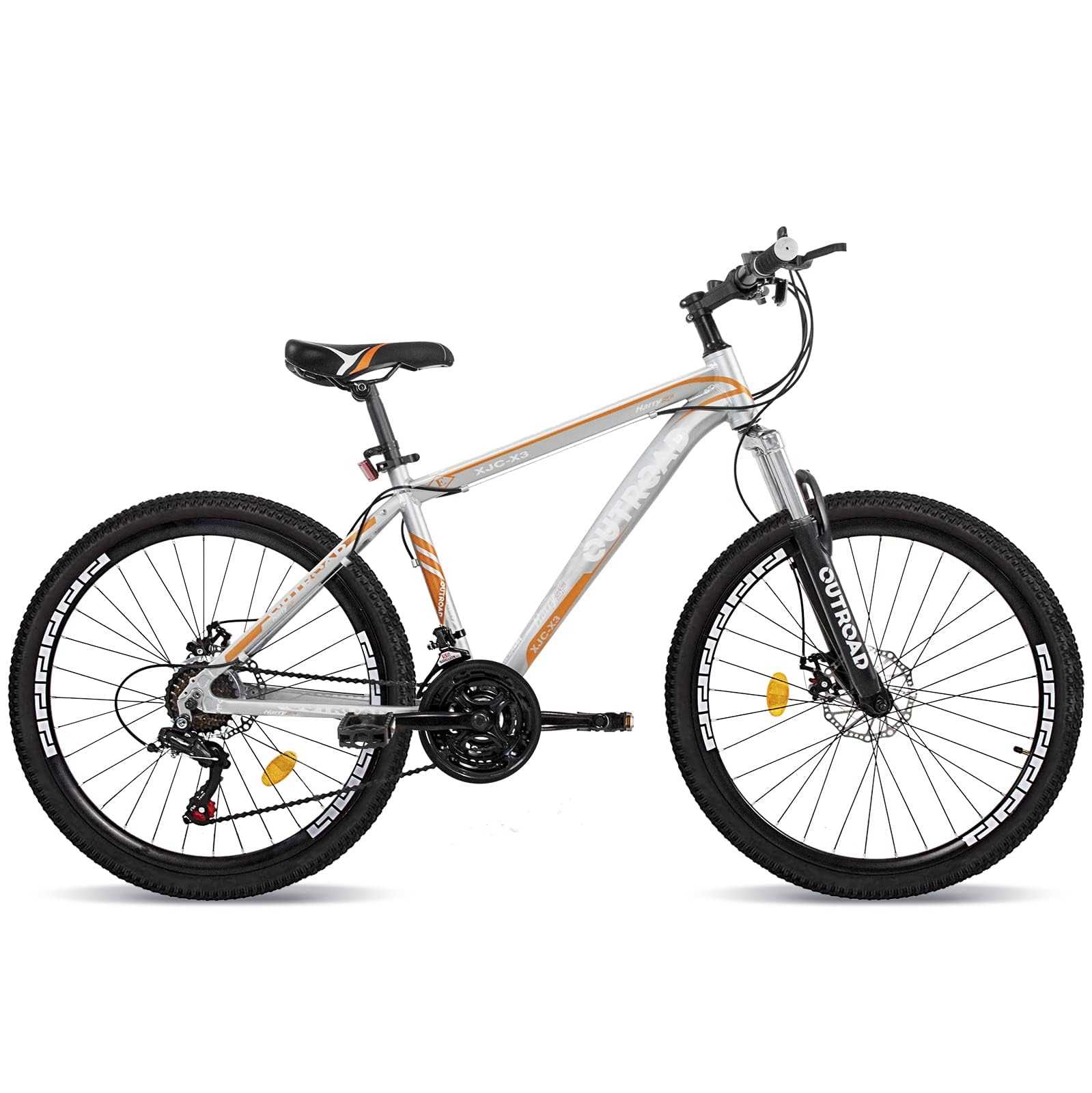 26-Inch Mountain Bike for Men & Women - High-Strength Aluminum/Carbon Steel Frame, 21-Speed Gears, Dual Disc Brakes & Lock-Out Suspension Fork | Perfect for Trail Riding, Commuting & Outdoor Adventures