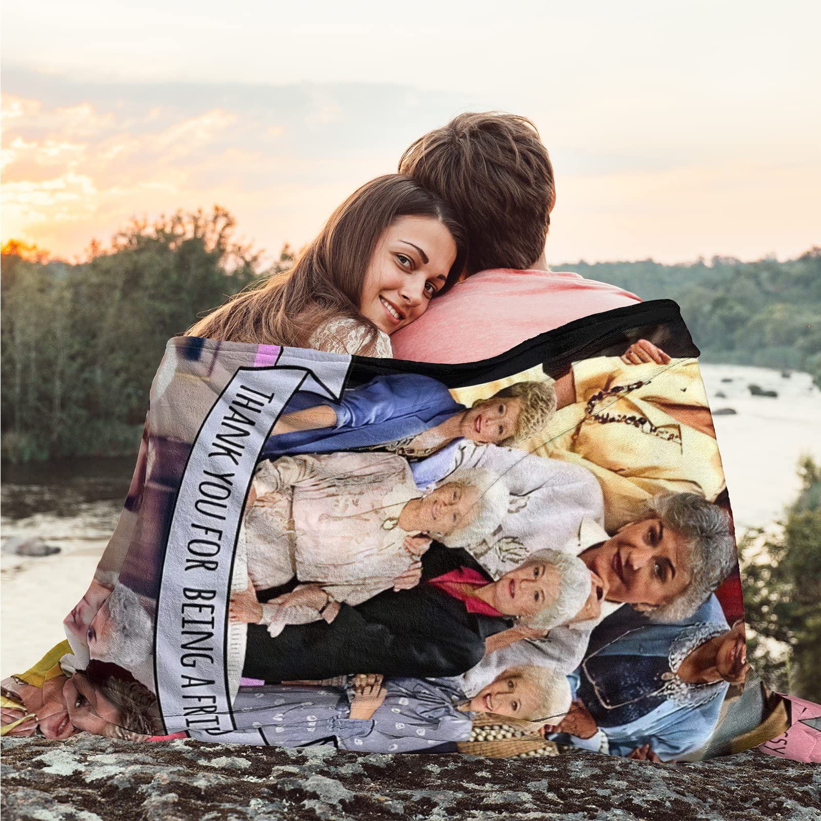Soft Lightweight Fleece Blanket - Cozy Plush Fuzzy Throw for Bed, Sofa, Couch - Perfect for Travel, Camping & Home Use - 60''x50'' - Ultra Warm & Comfortable for Winter Nights and Relaxation
