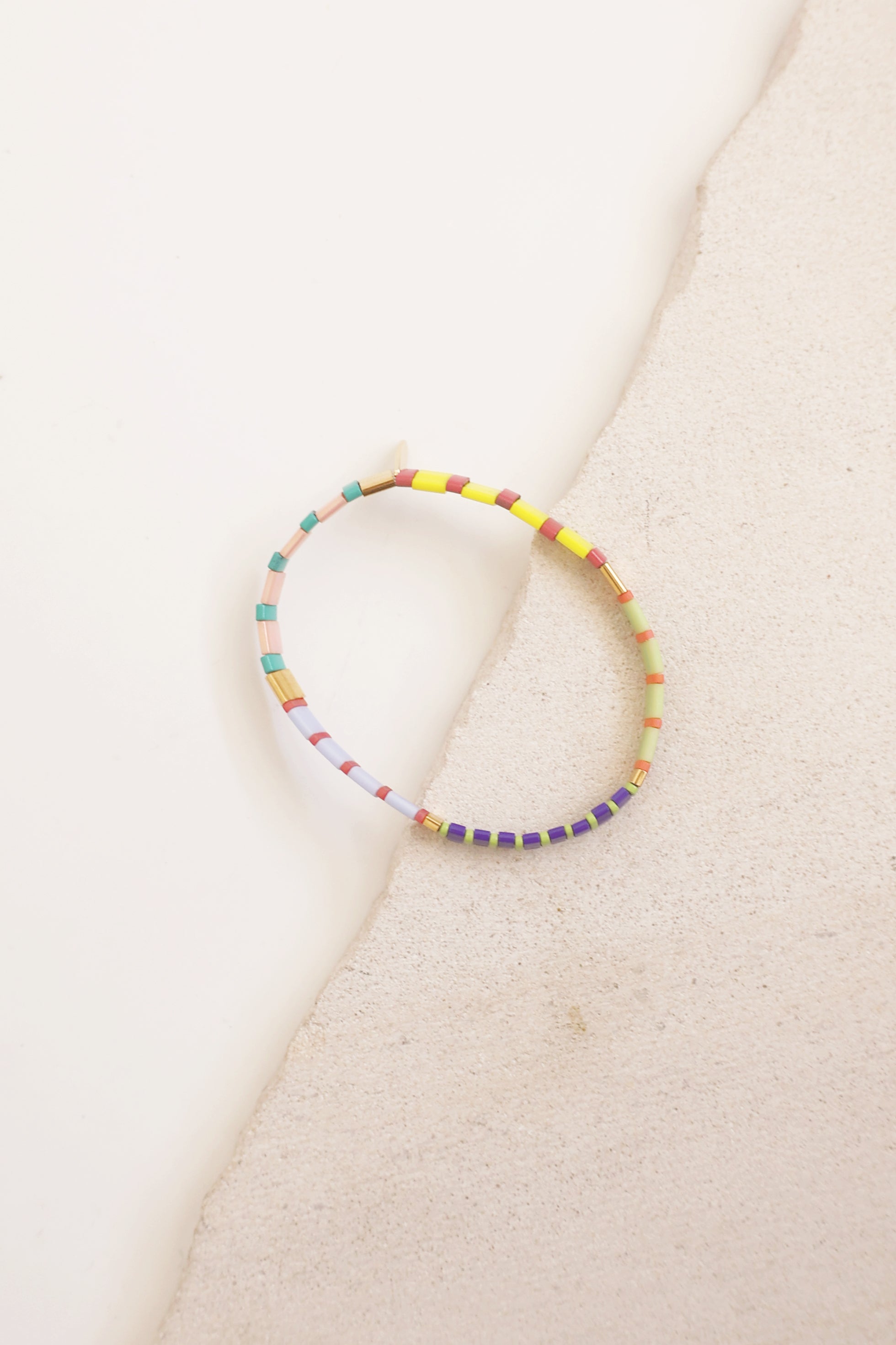 Blueberry Beaded Chicklet Bracelet - Stylish Handmade Beaded Jewelry for Women, Teens & Girls - Perfect for Parties, Gifts & Everyday Wear