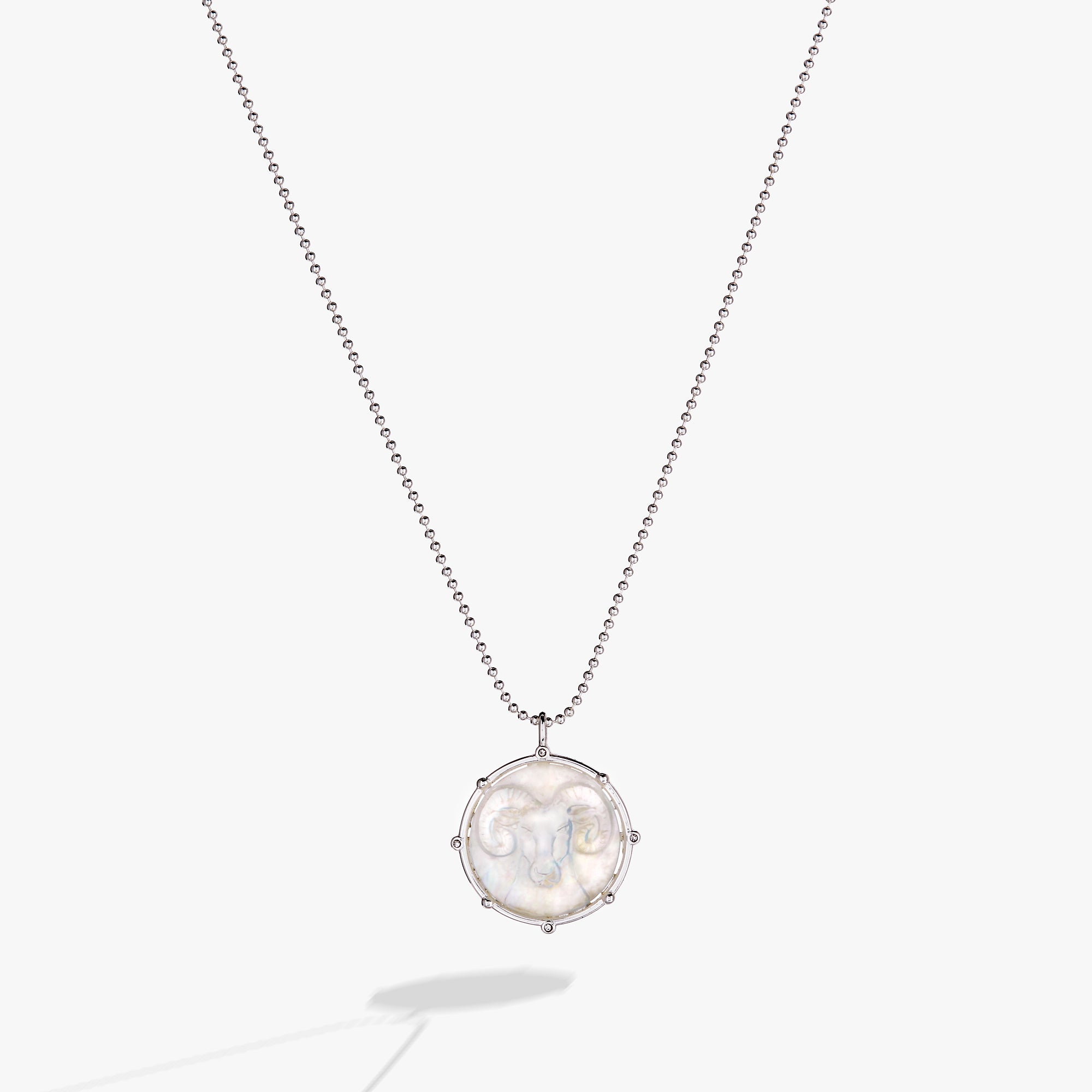 Aries Zodiac Double Sided Charm Necklace - Gold & Silver Horoscope Pendant for Women - Perfect Birthday Gift & Daily Wear Jewelry for Aries Women