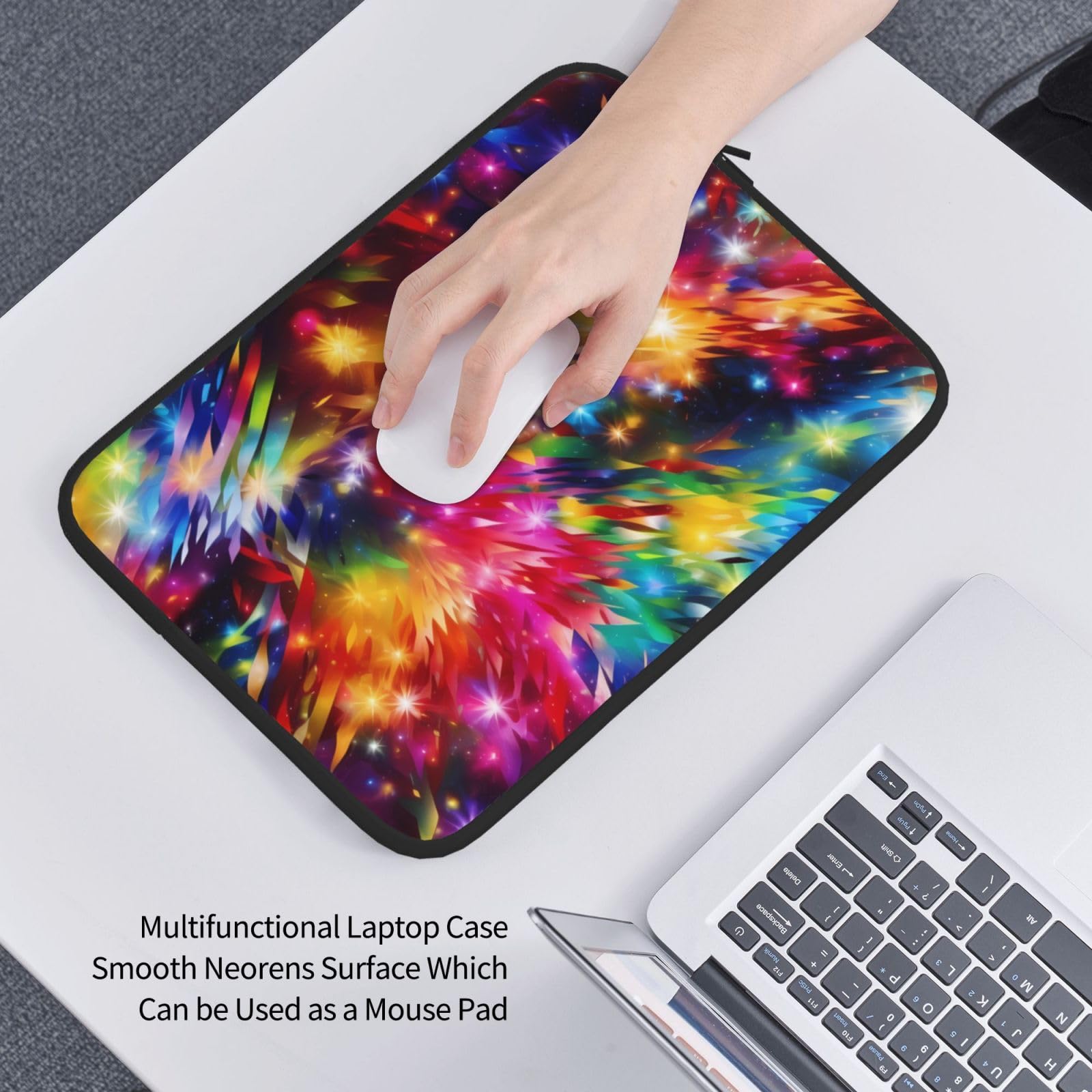 13 Inch Laptop Sleeve - Colorful Artistic Shockproof Laptop Case Bag for MacBook & Notebooks | Perfect for Work, School & Travel
