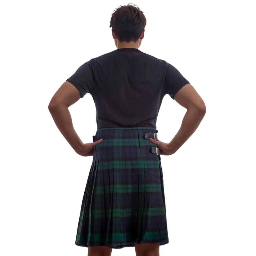 Custom Black Watch Tartan Kilt for Men - Traditional Scottish Kilt with Premium Wool Fabric - Perfect for Highland Games, Weddings & Celtic Events