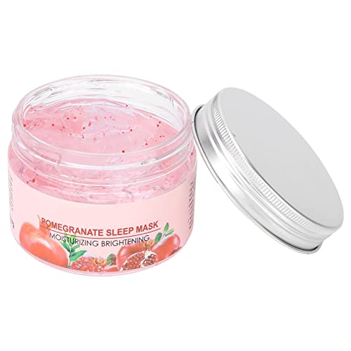 Red Pomegranate Sleeping Mask | Clay Pore Refining & Whitening Hydrating Night Mask for Smooth Skin | Light Jelly Texture Skincare | Perfect for Overnight Skin Repair & Glow