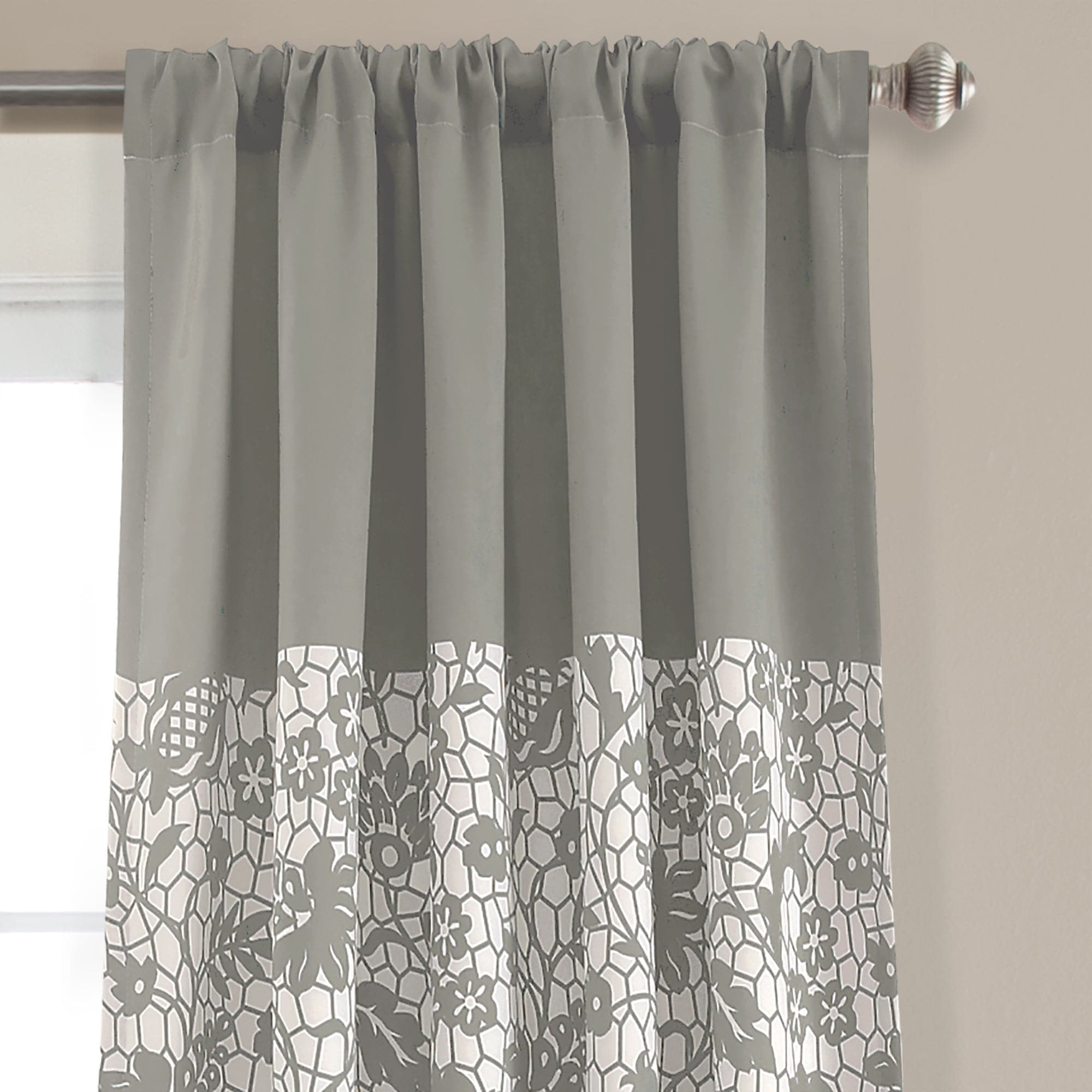 Blackout Curtains for Living Room & Bedroom - Estate Garden Print Window Drapes with Room Darkening & Thermal Insulation - Perfect for Home Decor, Privacy & Light Control
