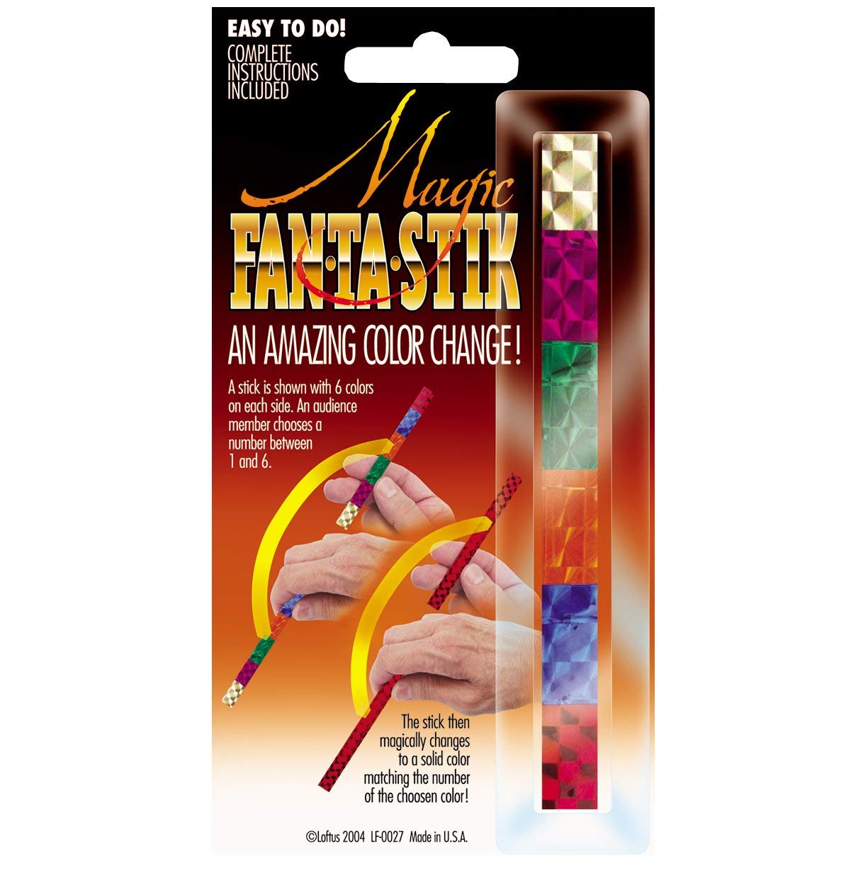 Magic Trick Fan-Ta-Stik - Professional Magic Fan for Close-Up & Stage Performances | Perfect for Magicians, Street Performers & Party Entertainment