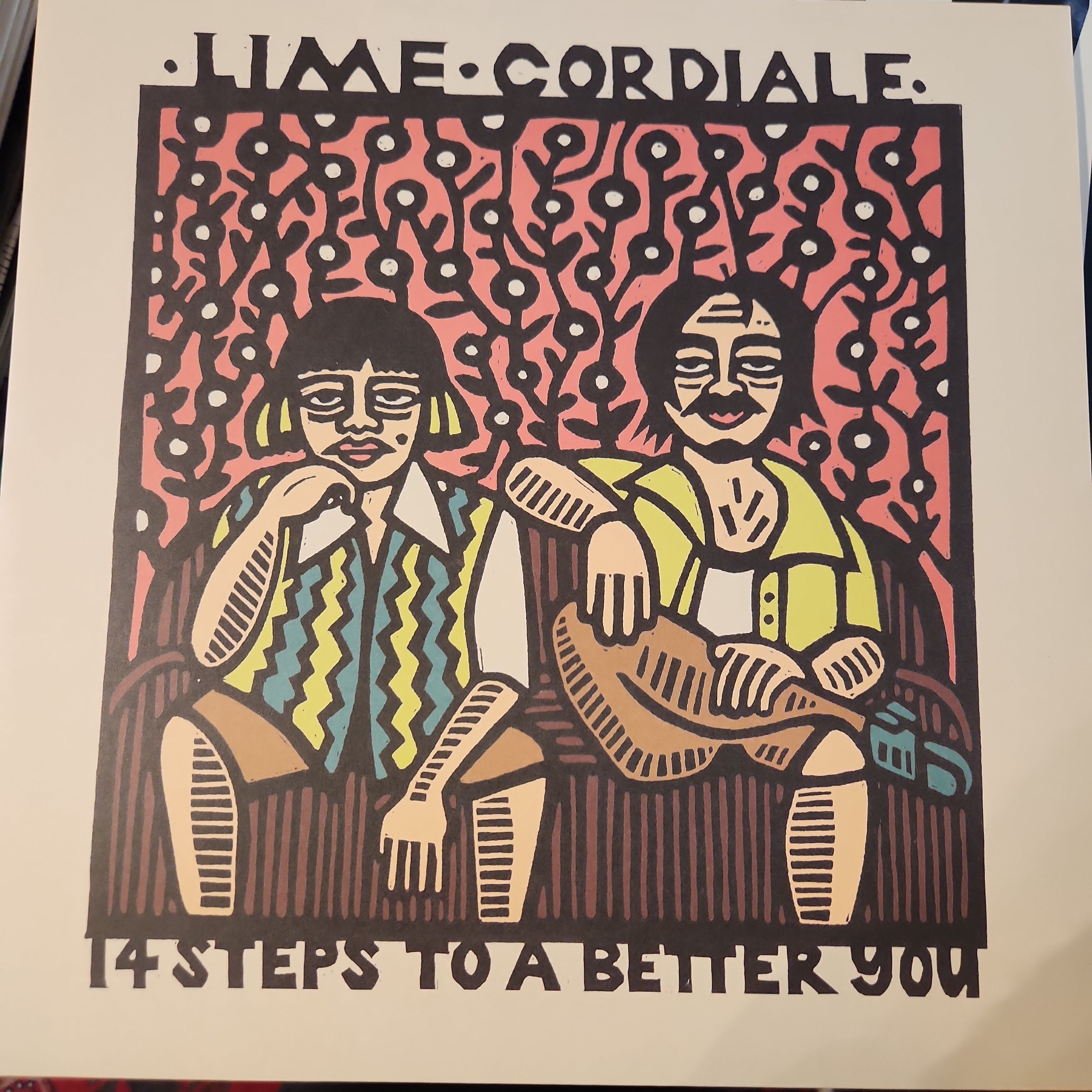 Lime Cordiale - 14 Steps to a Better You Vinyl Record LP | Indie Pop Music Album for Home Listening & Gift Giving