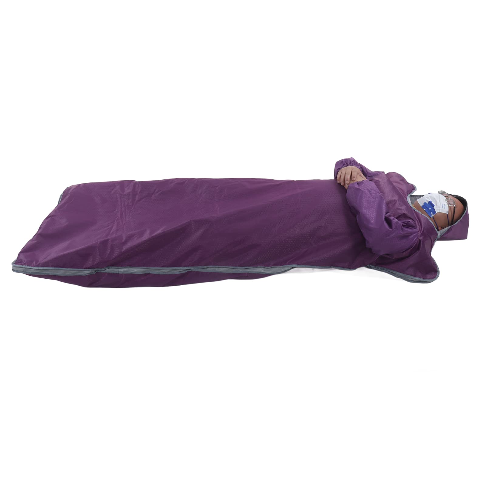 Far Infrared Sauna Blanket with Remote Control - 650W Detoxifying Heating Pad with Hat & Sleeves for Full Body Relaxation, Weight Loss & Spa Therapy | Perfect for Home Use, Yoga Recovery & Post-Workout Detox