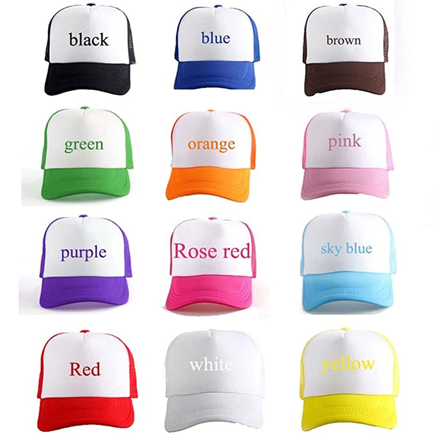Stylish Unisex Adjustable Mesh Trucker Hat - Breathable Baseball Cap for Men & Women | Perfect for Outdoor Sports, Hiking, and Summer Fashion