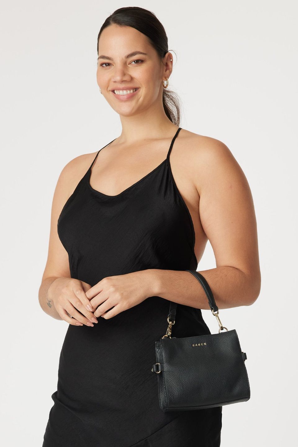 Birdie Black Mini Top Handle Square Crossbody Bag for Women - Stylish Small Shoulder Purse with Adjustable Strap, Perfect for Date Night, Travel & Everyday Use