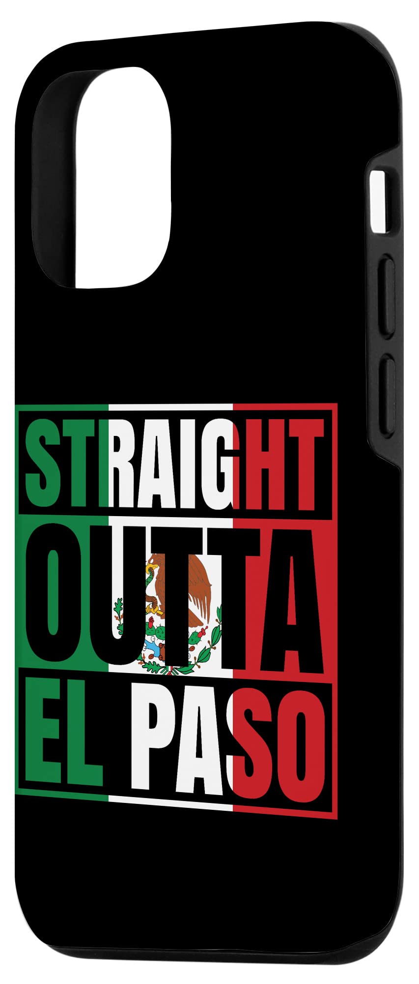 iPhone 12/12 Pro Case - Mexican Flag Design | Chicano Style Phone Cover | Perfect for Chucotown Pride & Cultural Celebration | Durable Protection for Daily Use & Special Occasions