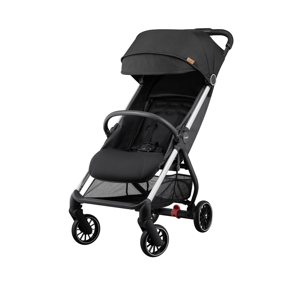 Combi Urbano Stroller - One Hand Auto Fold Lightweight Baby Stroller in Black | Perfect for Urban Travel & Everyday Use