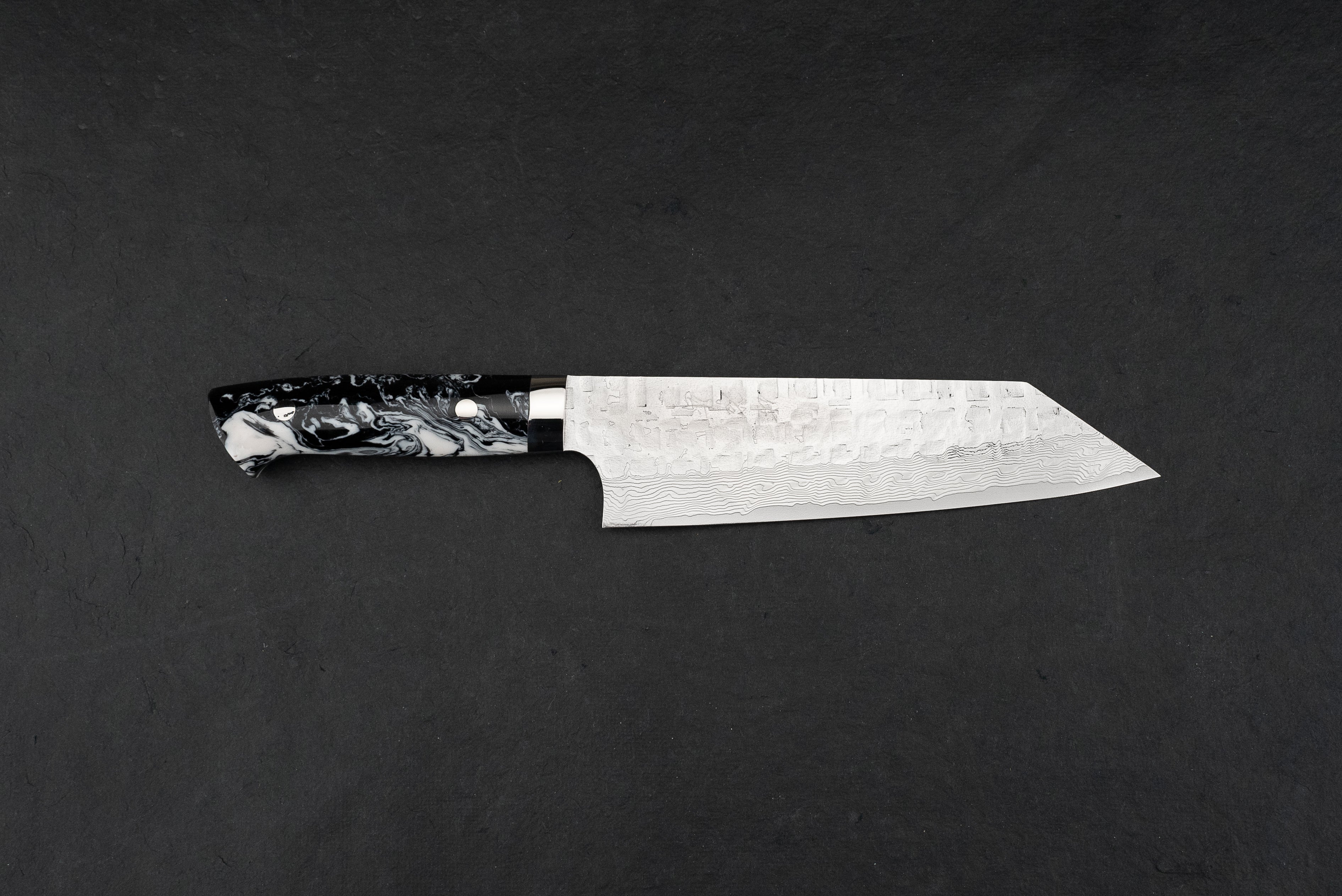 Takeshi Saji VG10 Damascus Western Bunka Knife 180mm - Premium Japanese Kitchen Knife for Professional Chefs & Home Cooking, Perfect for Slicing, Dicing & Precision Cutting