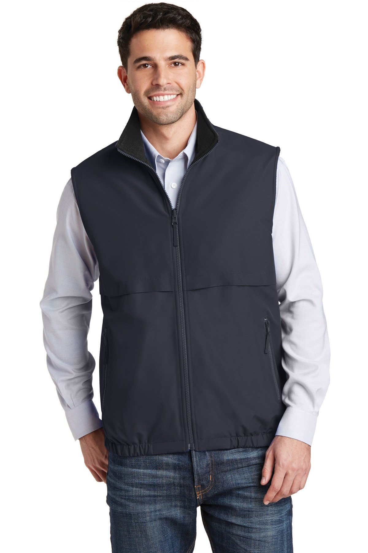Port Authority Reversible Charger Vest - Lightweight & Water-Resistant for Outdoor Work, Hiking & Travel - USB Charging Compatible for Phones & Devices