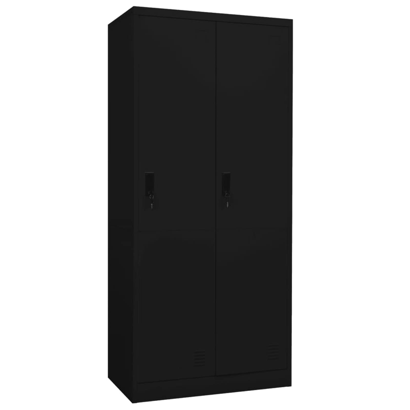 Festnight Metal Wardrobe Cabinet - 31.5