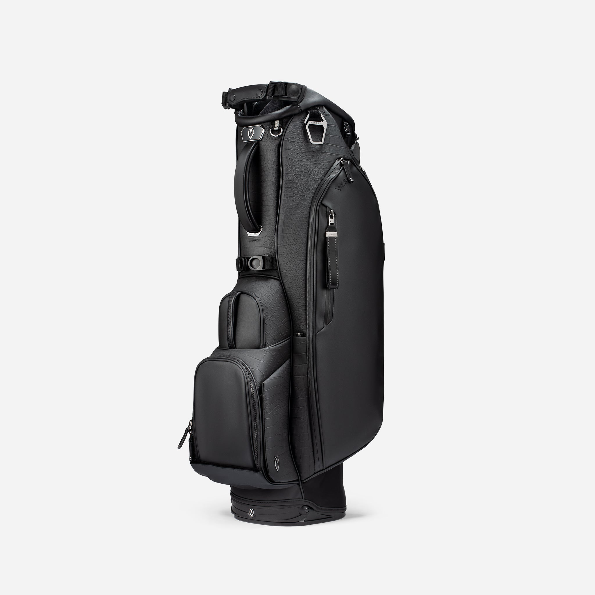 Player V Stand Croc Black - Durable Golf Shoe for Men - Perfect for Golf Courses & Outdoor Sports